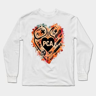 Tie Dye PCA Cute Nurse Day CNA RN Nurse Week Nursing Long Sleeve T-Shirt